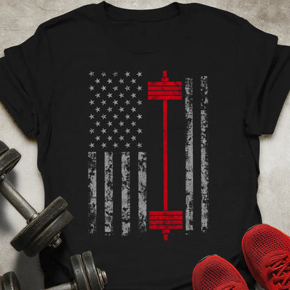 USA Barbell Flag T-Shirt