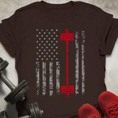 USA Barbell Flag T-Shirt