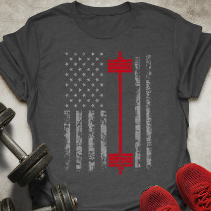 USA Barbell Flag T-Shirt