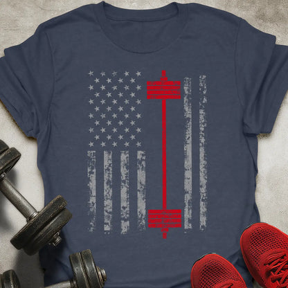 USA Barbell Flag T-Shirt