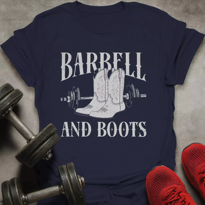 Barbell And Boots T-Shirt - AstraLifts