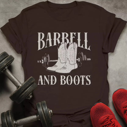 Barbell And Boots T-Shirt - AstraLifts