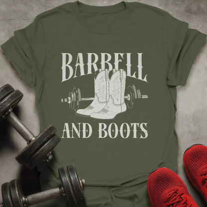 Barbell And Boots T-Shirt - AstraLifts