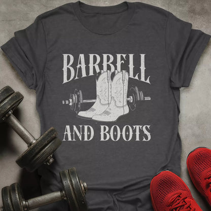 Barbell And Boots T-Shirt - AstraLifts