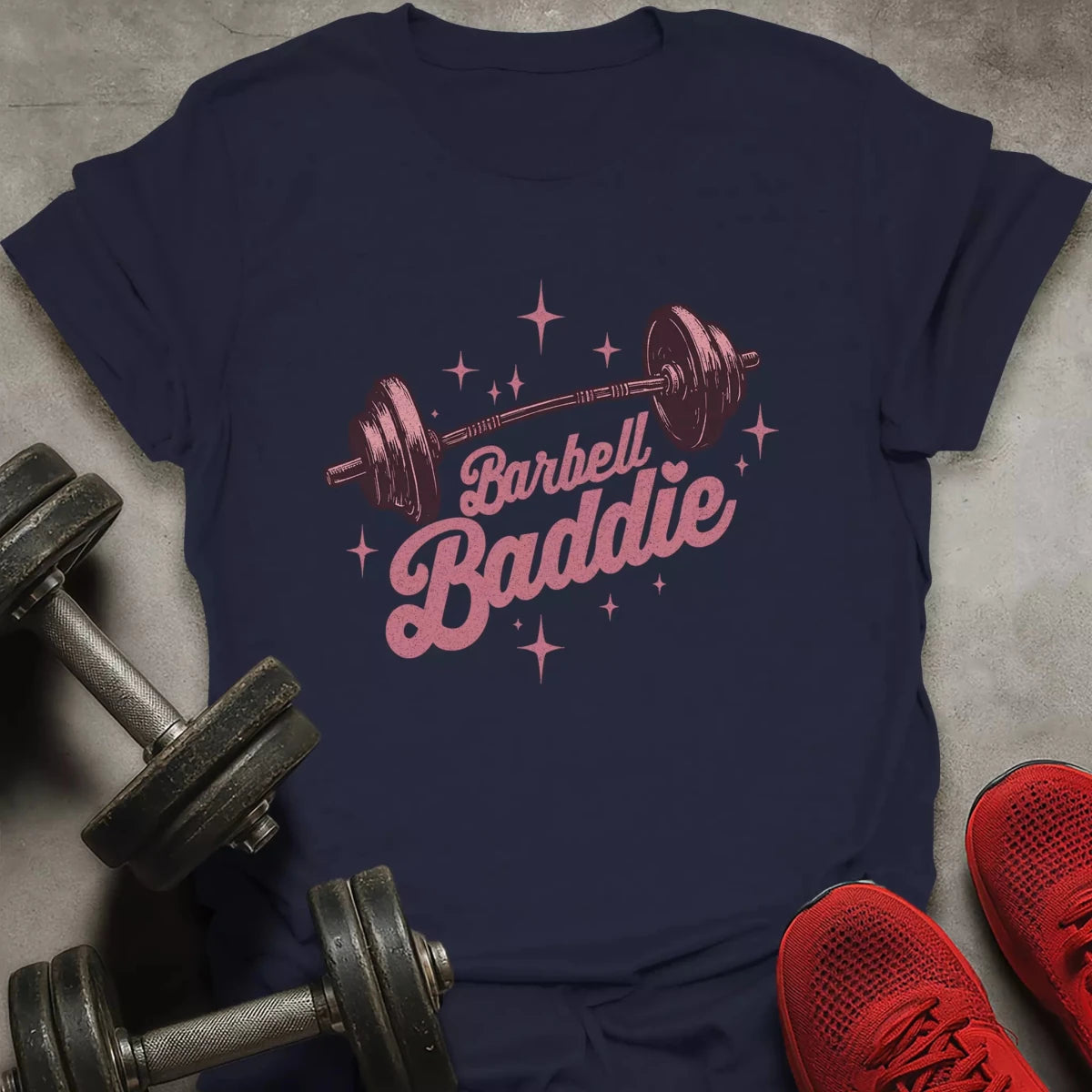 Barbell Baddie T-Shirt - AstraLifts