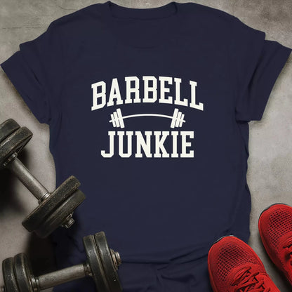 Barbell Junkie T-Shirt - AstraLifts