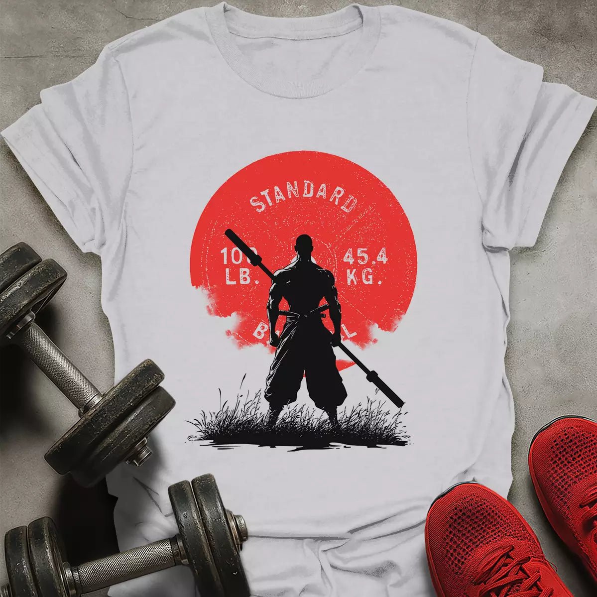 Barbell Samurai T-Shirt - AstraLifts