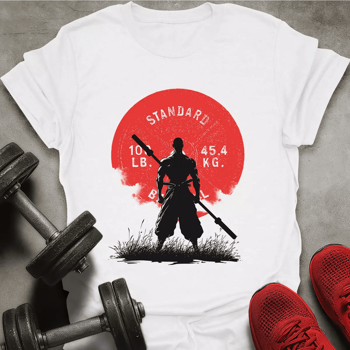 Barbell Samurai T-Shirt - AstraLifts