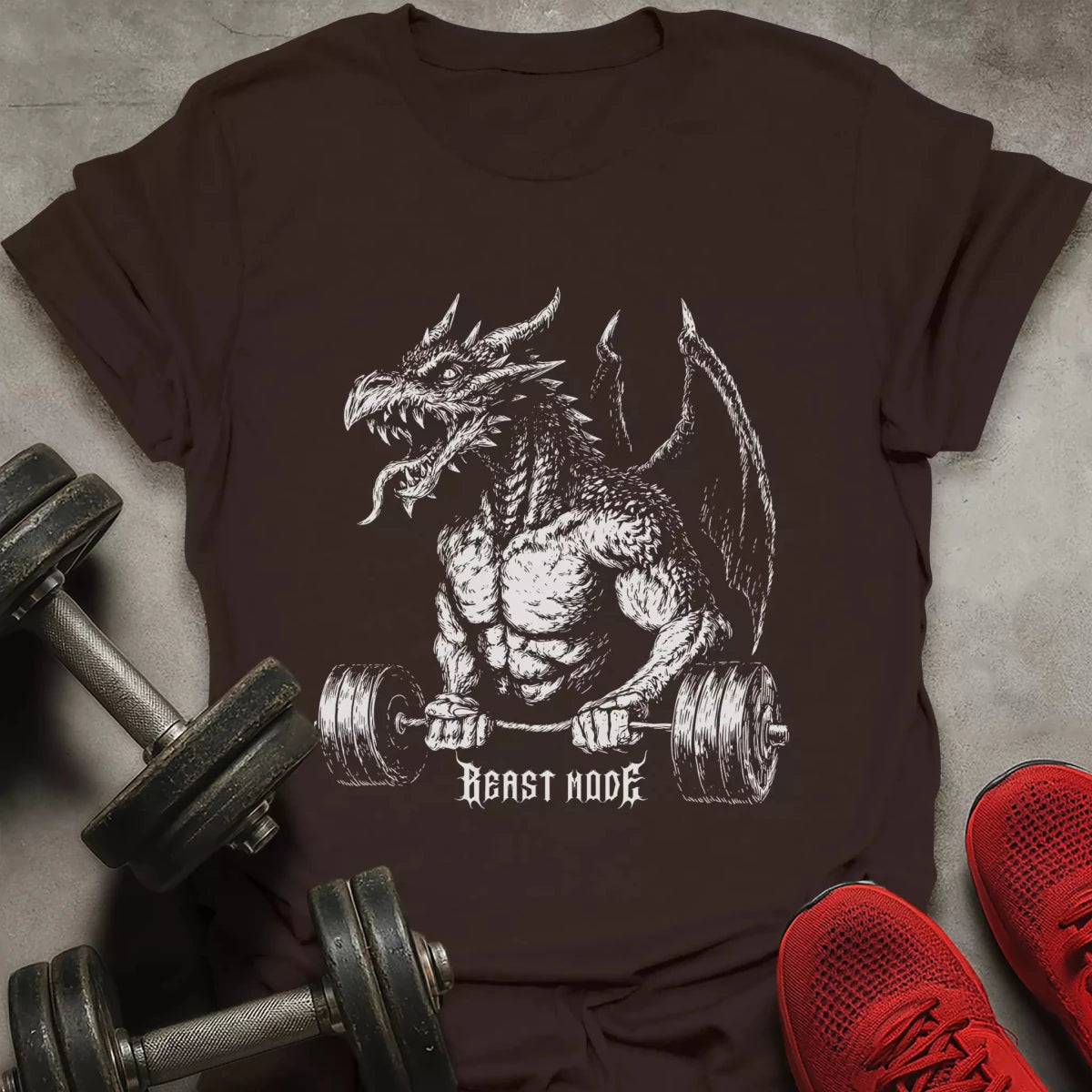 Beast Mode Dragon T-Shirt - AstraLifts