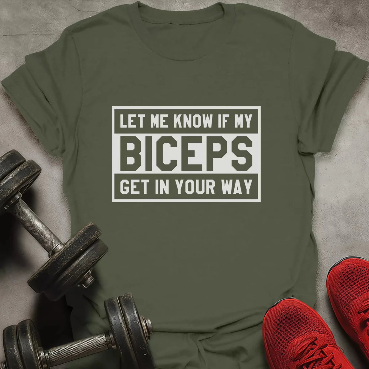 Biceps In Your Way T-Shirt - AstraLifts
