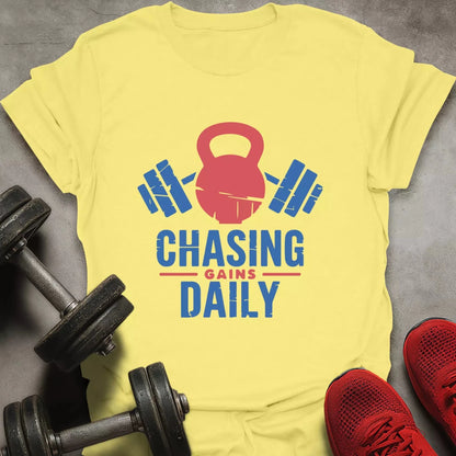 Chasing Gains Daily T-Shirt - AstraLifts