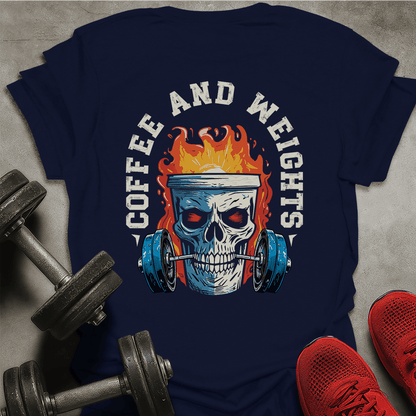 Coffee And Weights T-Shirt - AstraLifts
