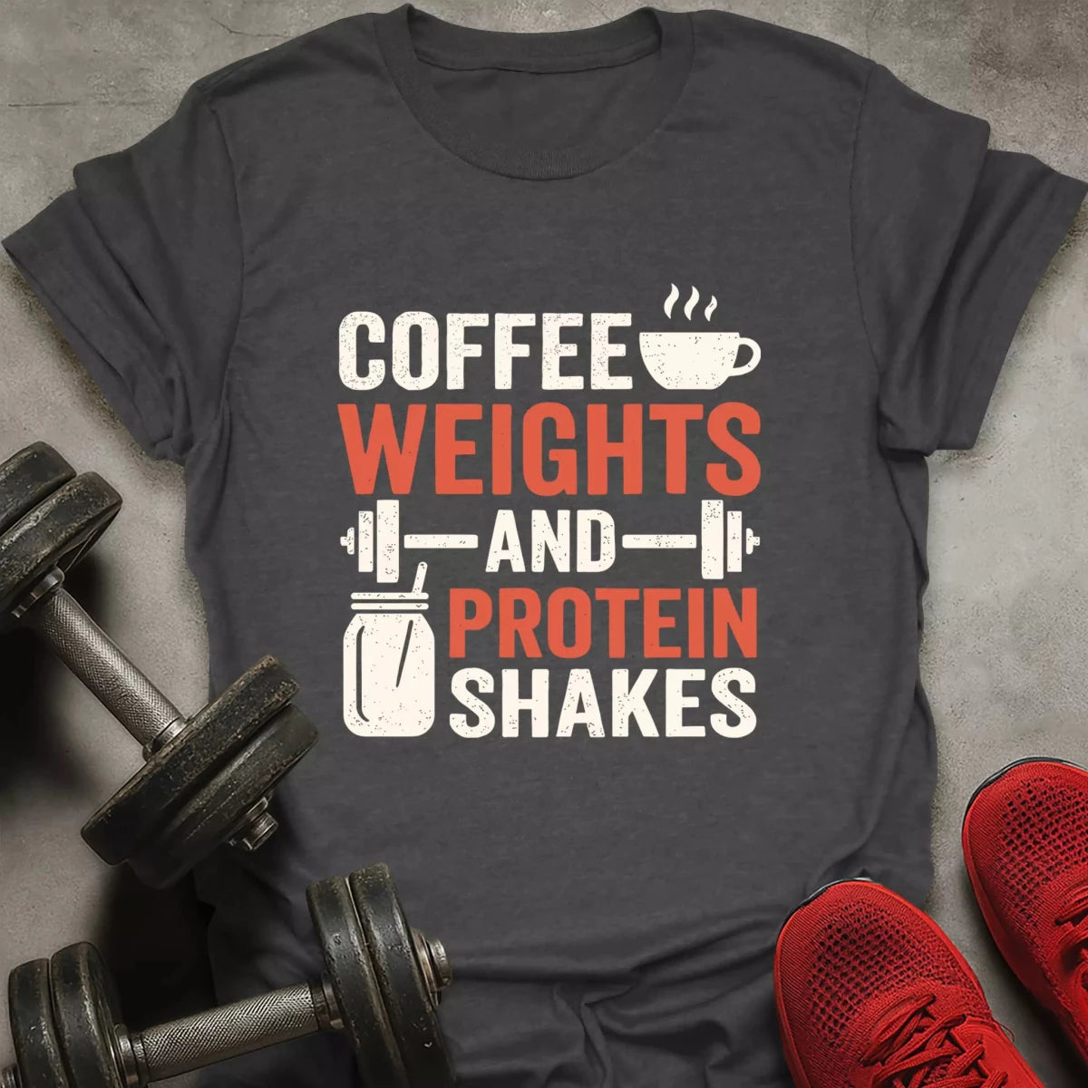 Coffee Weights Shakes T-Shirt - AstraLifts