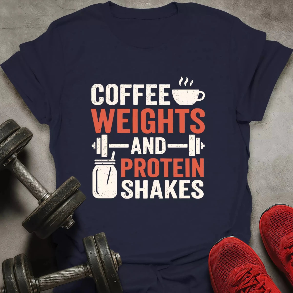 Coffee Weights Shakes T-Shirt - AstraLifts