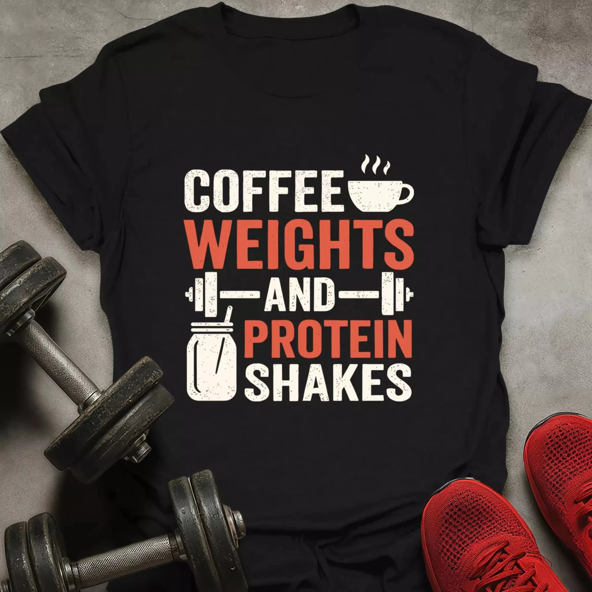 Coffee Weights Shakes T-Shirt - AstraLifts