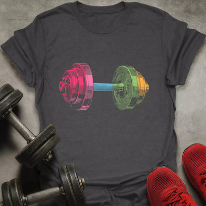 Colorful Dumbbell T-Shirt - AstraLifts