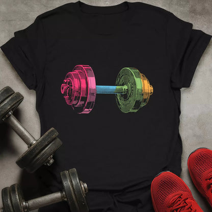 Colorful Dumbbell T-Shirt - AstraLifts