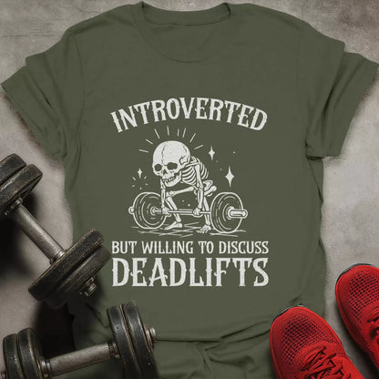 Discuss Deadlifts T-Shirt - AstraLifts