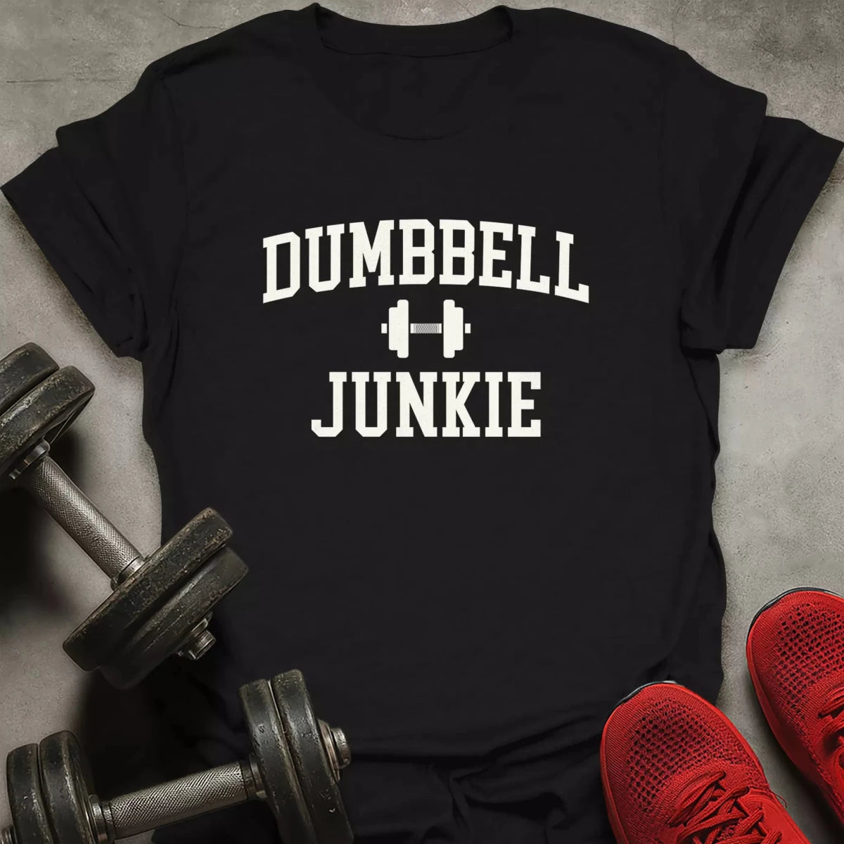 Dumbbell Junkie T-Shirt - AstraLifts