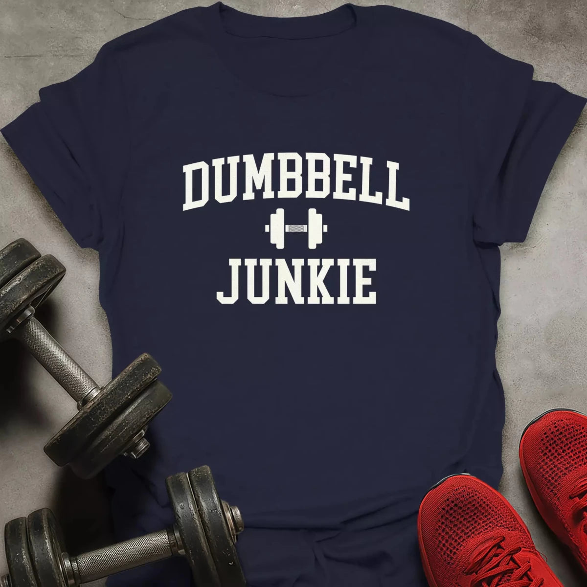 Dumbbell Junkie T-Shirt - AstraLifts