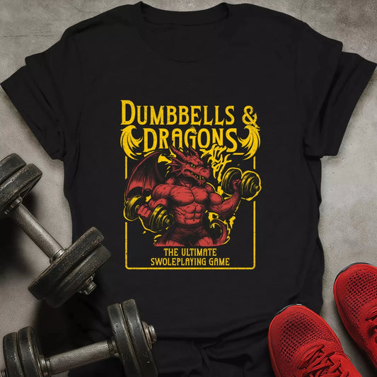 Dumbbells and Dragons T-Shirt - AstraLifts