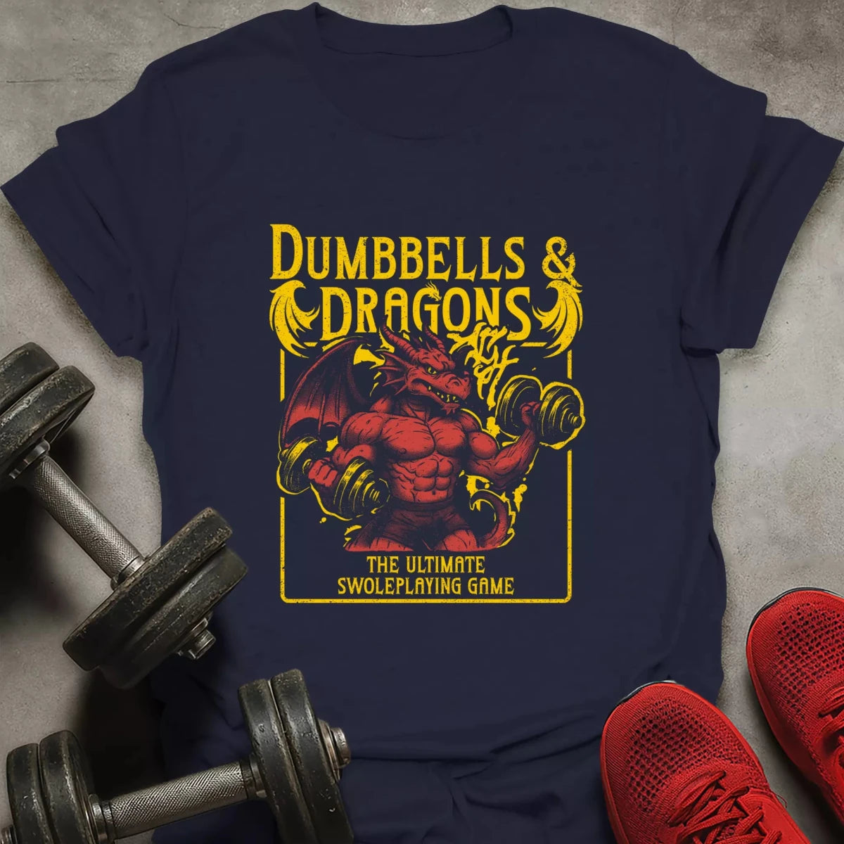Dumbbells and Dragons T-Shirt - AstraLifts