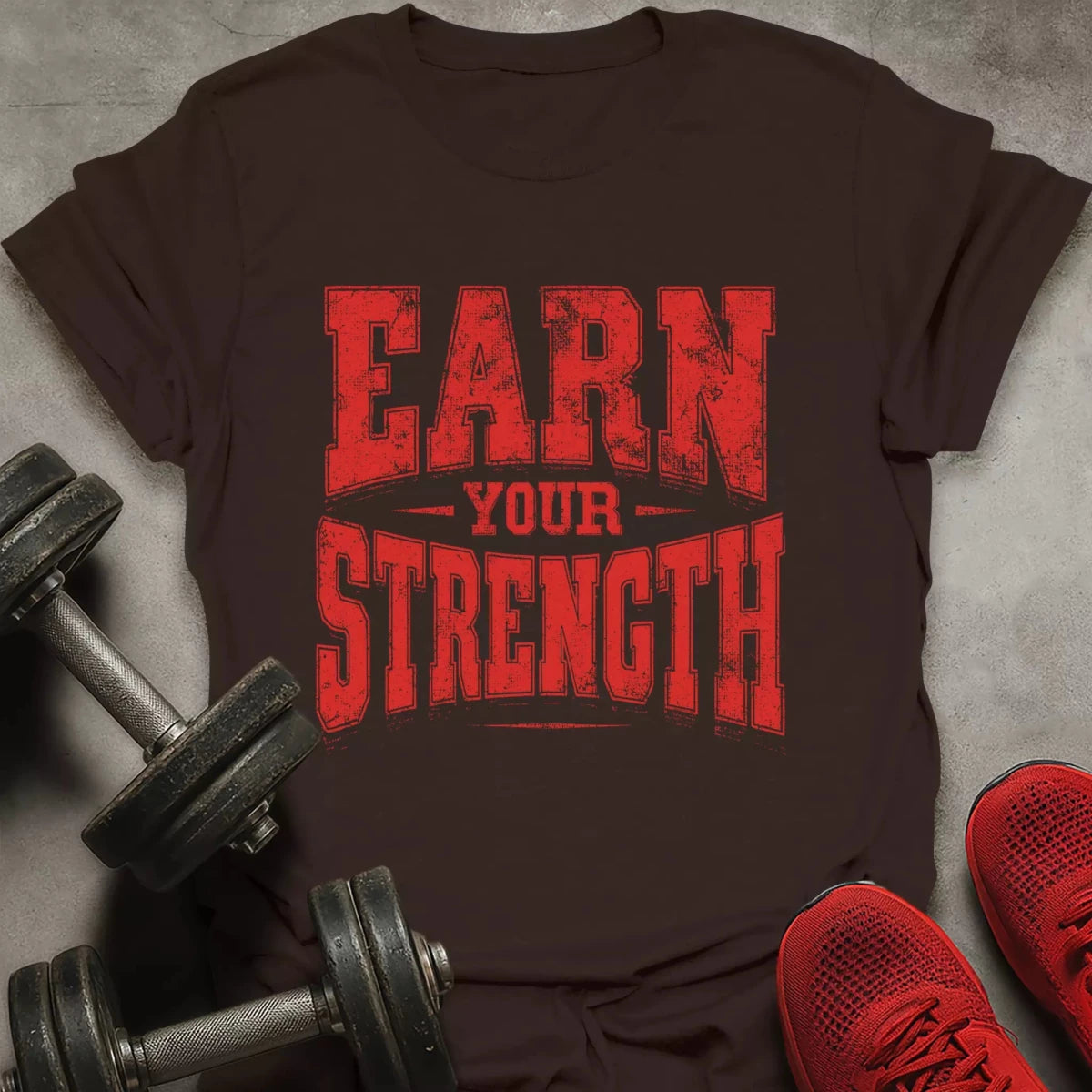 Earn Your Strength T-Shirt - AstraLifts