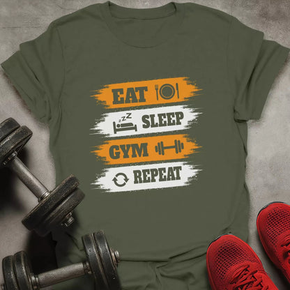 Eat Sleep Gym T-Shirt - AstraLifts