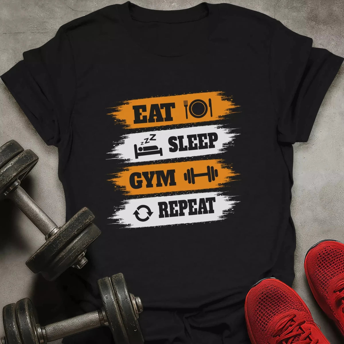 Eat Sleep Gym T-Shirt - AstraLifts