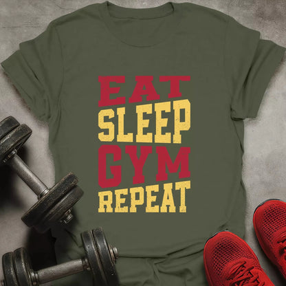 Eat Sleep Gym T-Shirt - AstraLifts