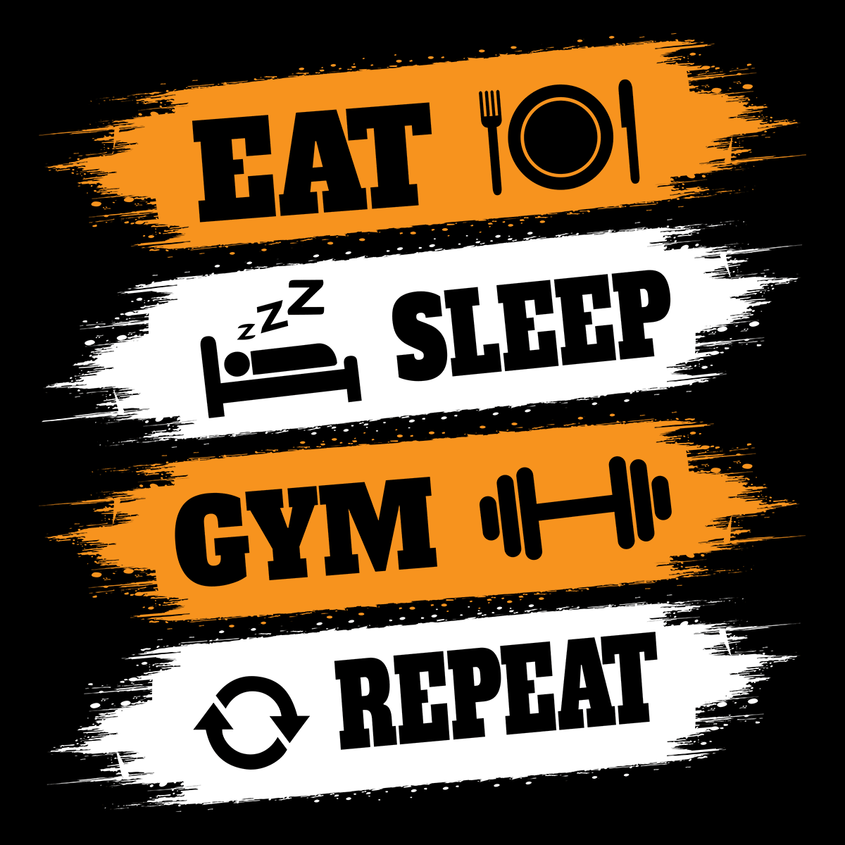 Eat Sleep Gym T-Shirt - AstraLifts
