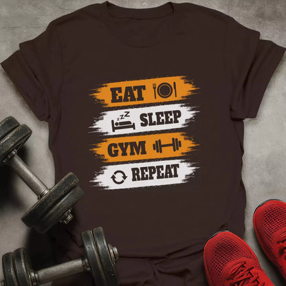 Eat Sleep Gym T-Shirt - AstraLifts