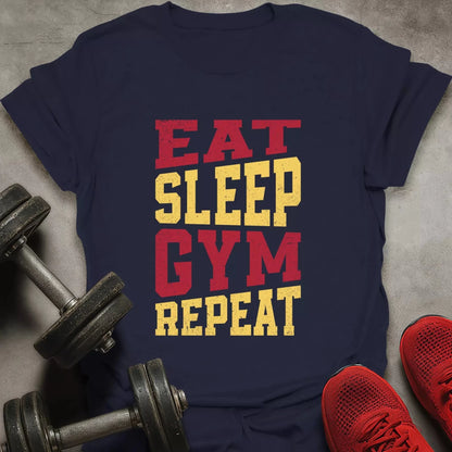 Eat Sleep Gym T-Shirt - AstraLifts