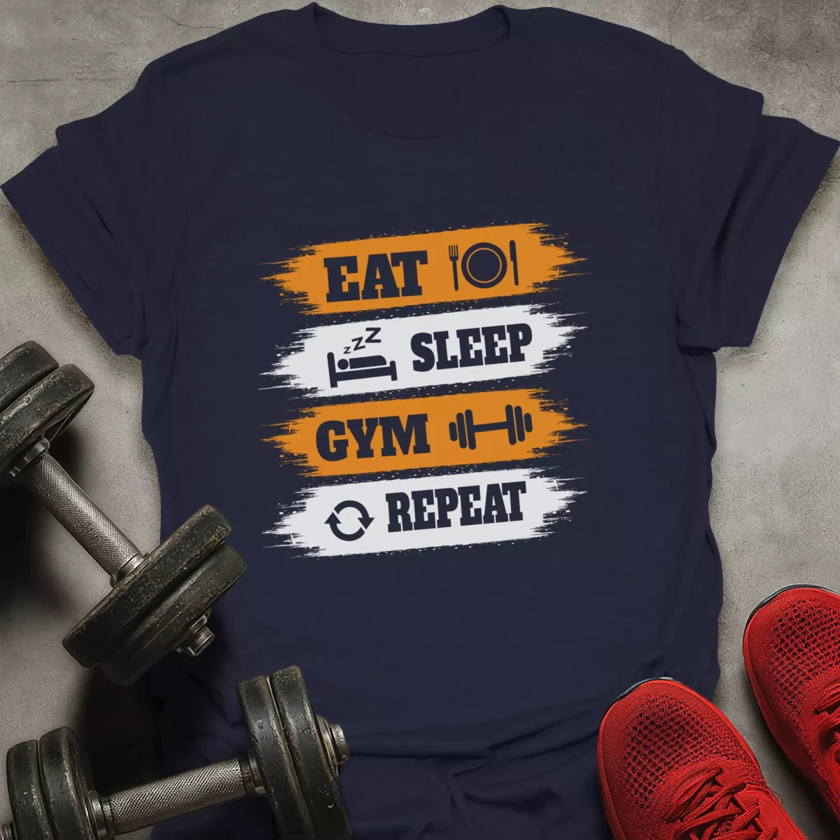 Eat Sleep Gym T-Shirt - AstraLifts