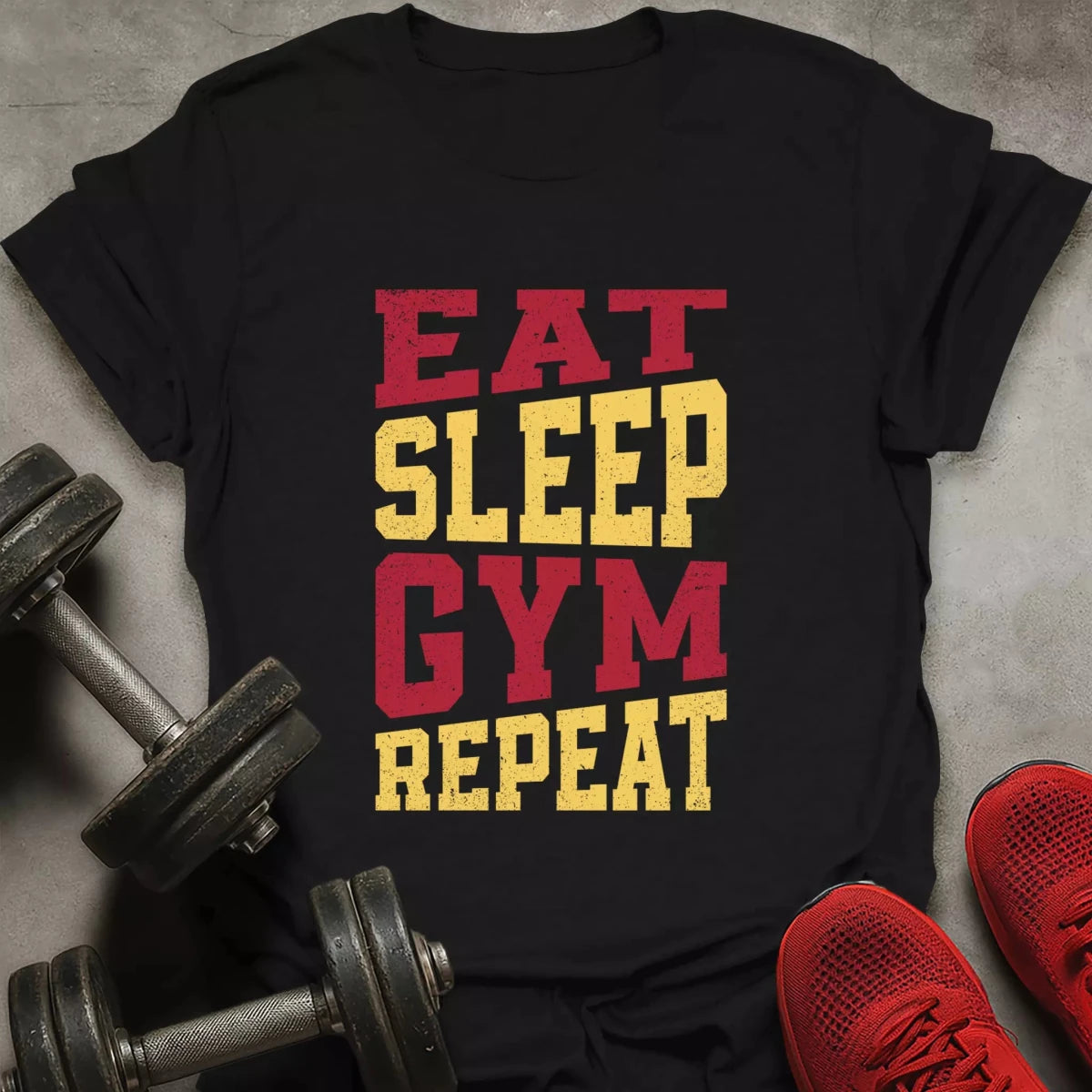 Eat Sleep Gym T-Shirt - AstraLifts