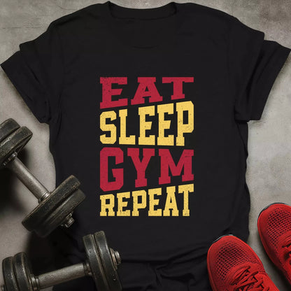 Eat Sleep Gym T-Shirt - AstraLifts