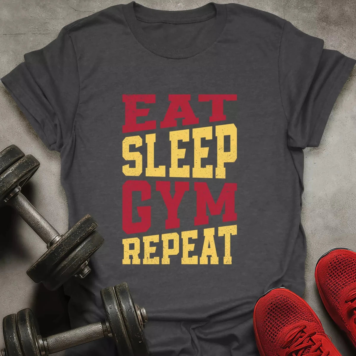 Eat Sleep Gym T-Shirt - AstraLifts