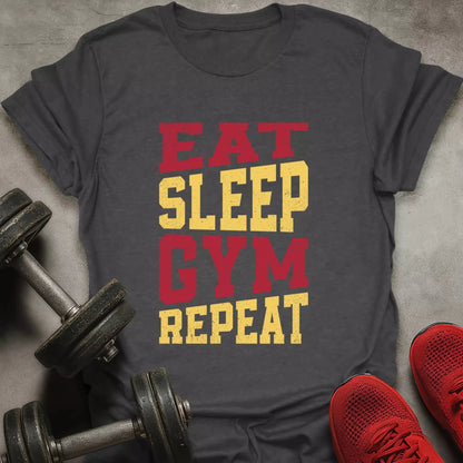 Eat Sleep Gym T-Shirt - AstraLifts