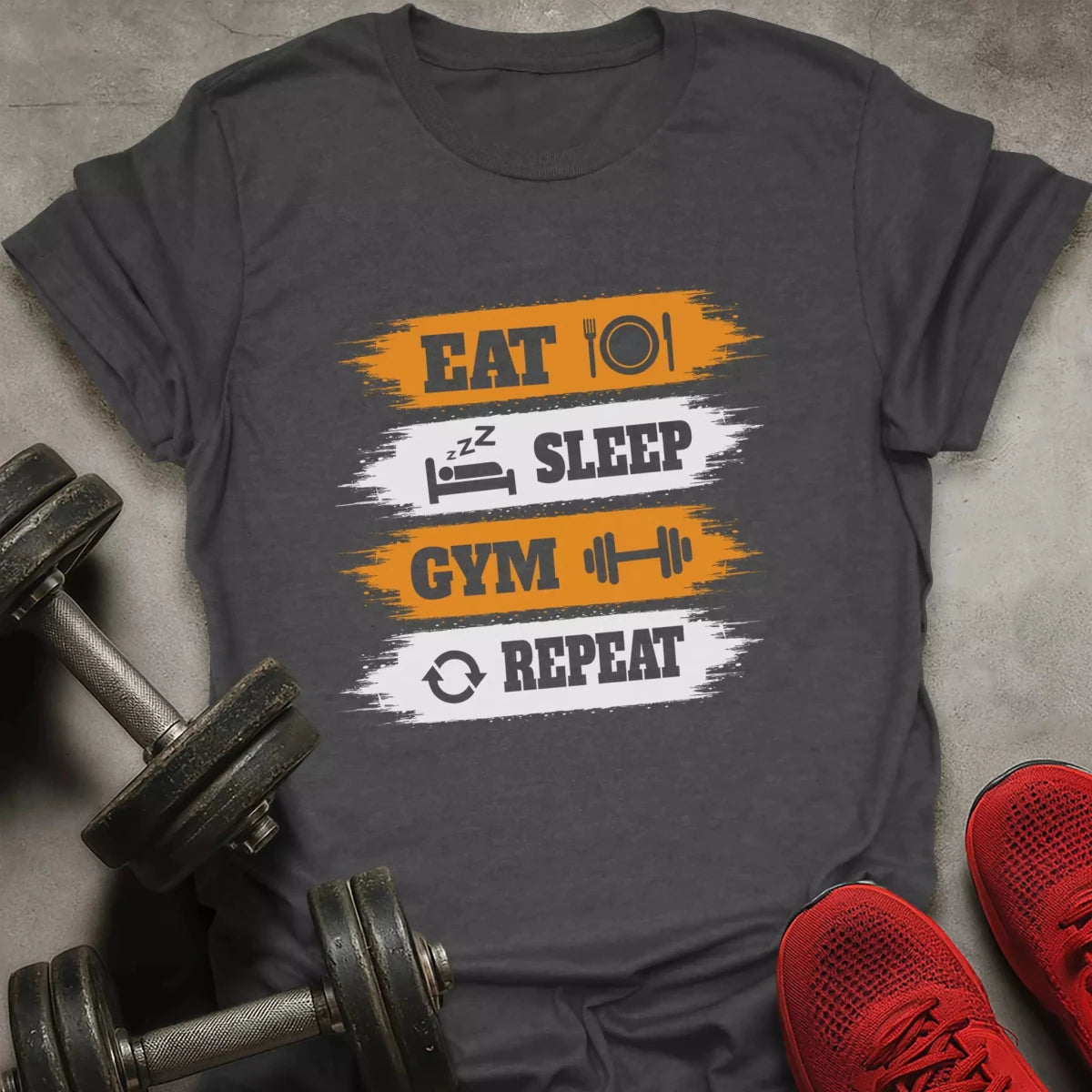 Eat Sleep Gym T-Shirt - AstraLifts