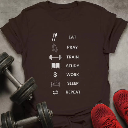 Eat Train Repeat T-Shirt - AstraLifts