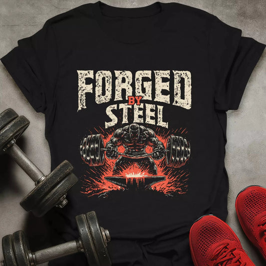 Forged By Steel T-Shirt - AstraLifts