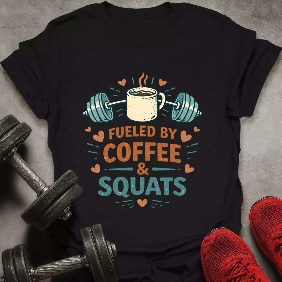 Fueled by Coffee T-Shirt - AstraLifts