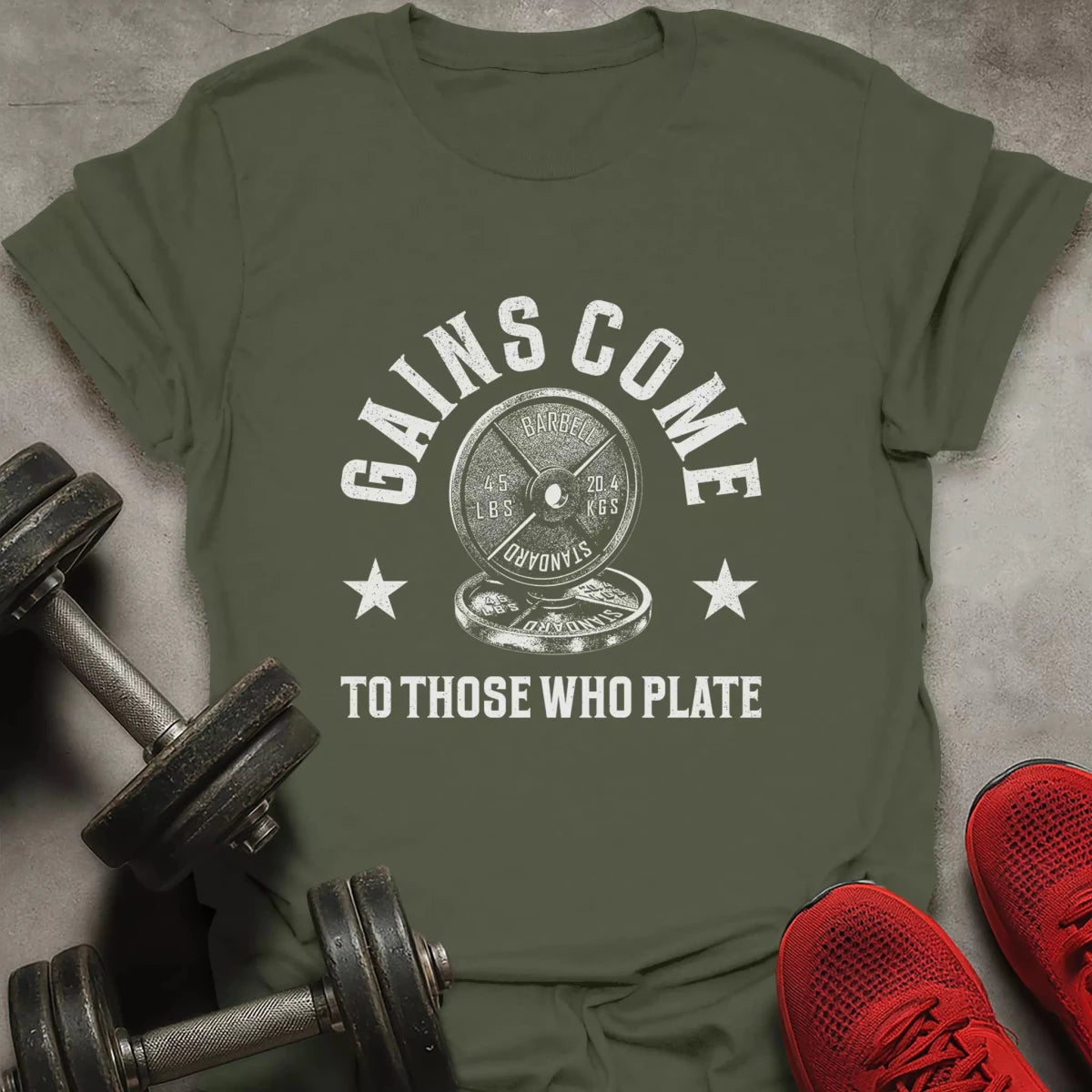 Gains Come T-Shirt - AstraLifts