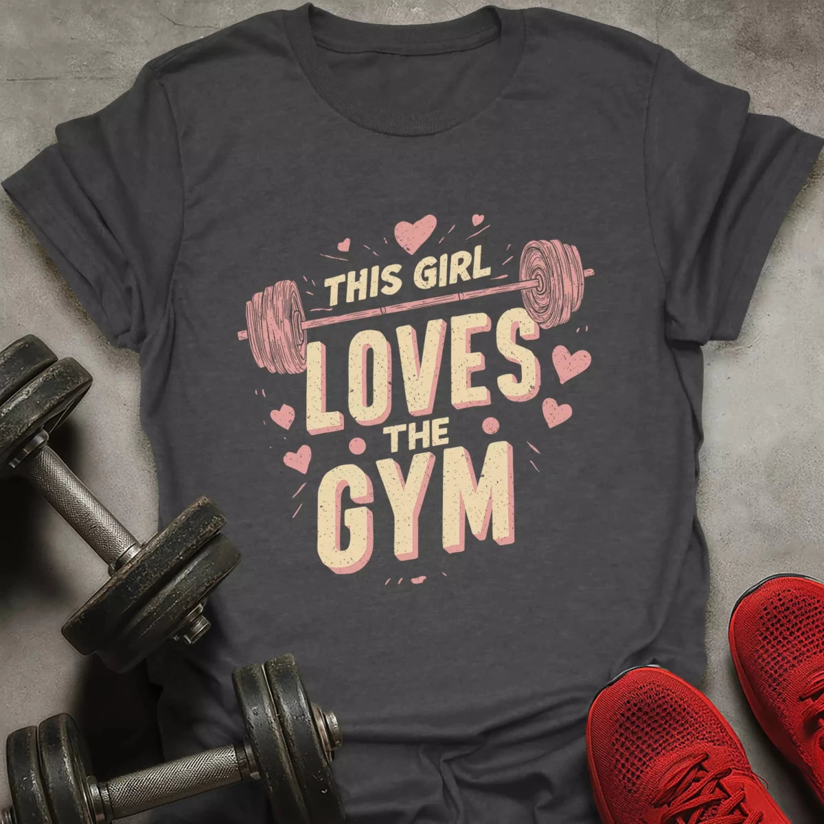 Girl Love Gym T-Shirt - AstraLifts