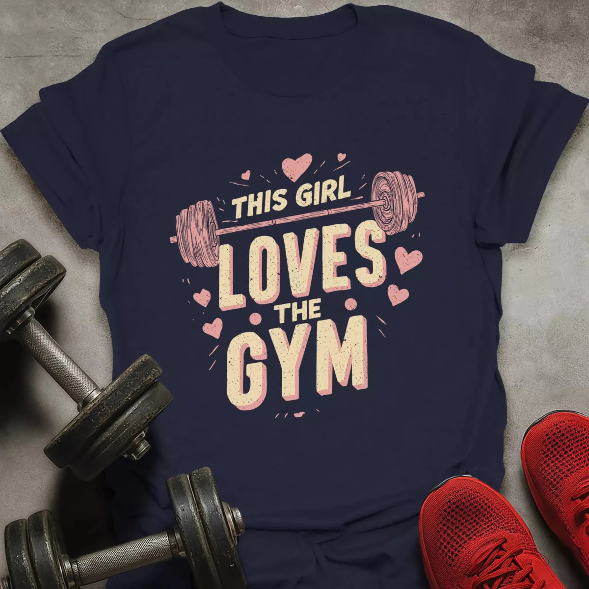 Girl Love Gym T-Shirt - AstraLifts