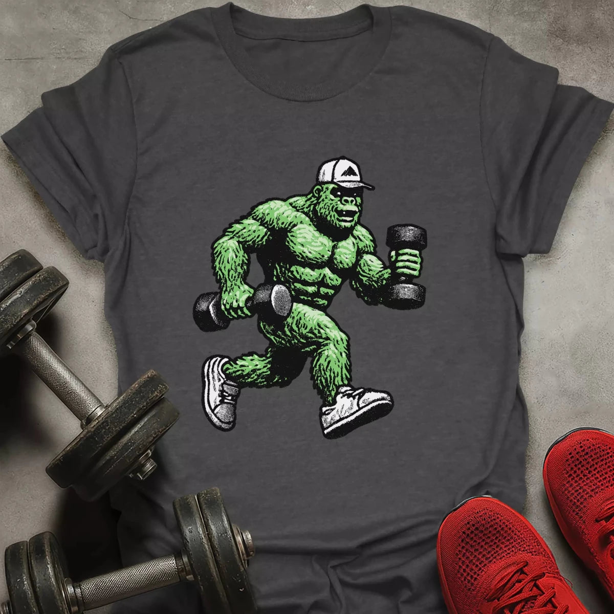 Green Big Foot T-Shirt - AstraLifts