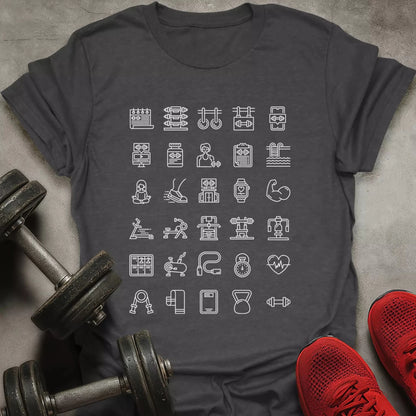 Gym Icons T-Shirt - AstraLifts