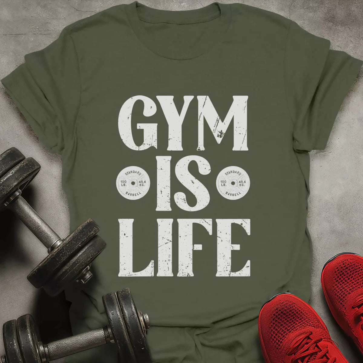 Gym Is Life T-Shirt - AstraLifts