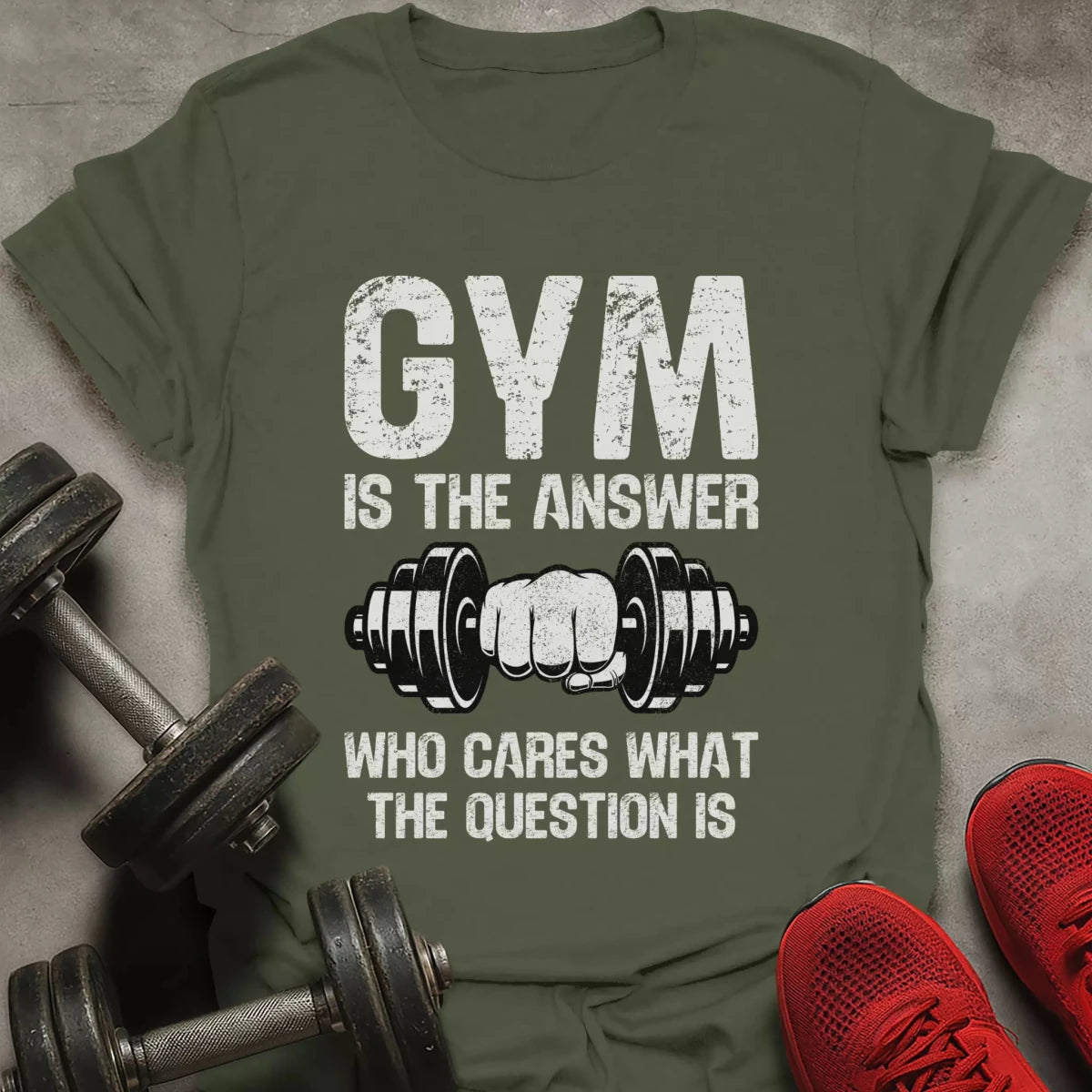 Gym Is The Answer T-Shirt - AstraLifts