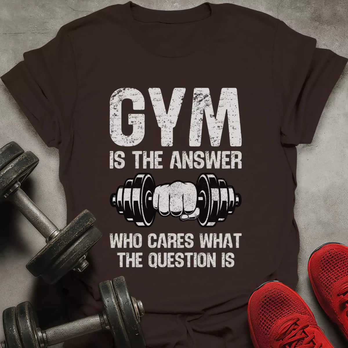 Gym Is The Answer T-Shirt - AstraLifts